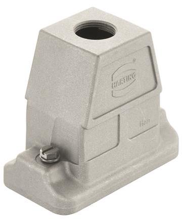 HARTING-19398100446 Schrumpfbalgenadapter Hood 180° 10B Shell Size Electrical Conductive Die Cast Aluminum Screw Lock Han®