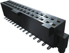 Samtec-SFML-110-02-STL-D-A-P 连接器插头及 PCB 插座 Conn Socket Strip SKT 20 POS 1.27mm Solder ST Top Entry SMD TIGER EYE™ Bulk