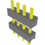 Conn Board Stacker HDR 4 POS 2.54mm Solder ST Top Entry Thru-Hole Bulk
