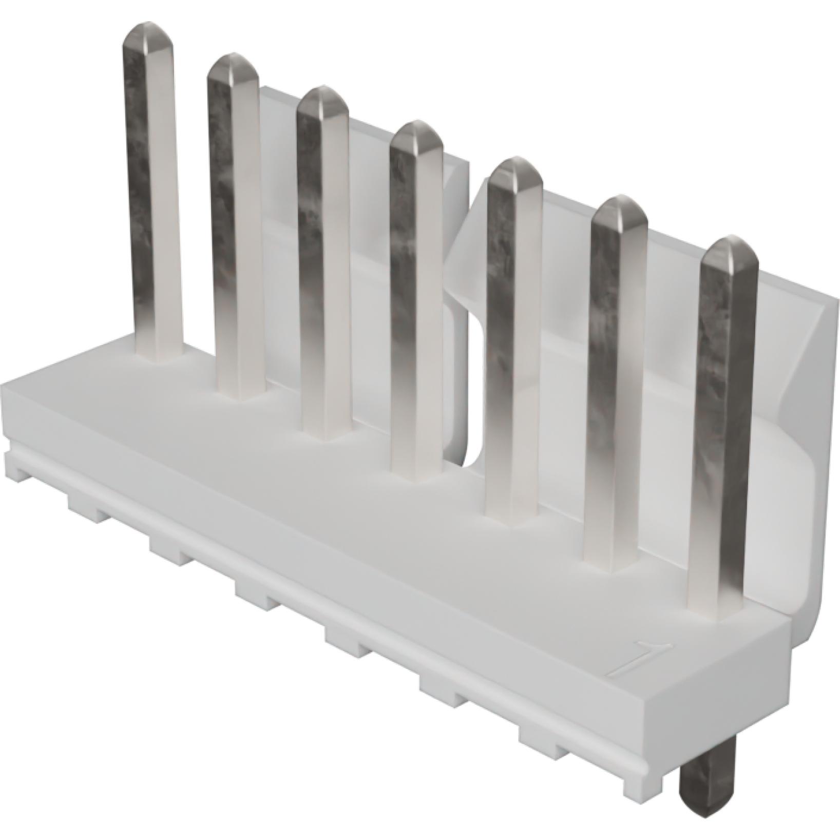 Molex-0026604070 Embases de raccordement et réceptacles PCB Conn Wire to Board HDR 7 POS 3.96mm Solder ST Top Entry Thru-Hole KK Bag