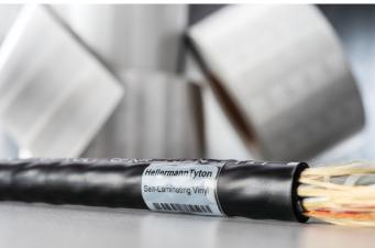 HellermannTyton-TAG3T3-100B Etichette Labels Thermal Transfer Label Vinyl Laminate White 25.4x25.4mm