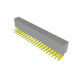 Conn Socket Strip SKT 40 POS 2.54mm Solder RA Side Entry Thru-Hole Layer