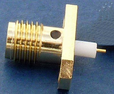 Twin Industries-MH-SMA Connector RF Conn SMA 0Hz to 18GHz Solder ST Thru-Hole RCP Bag