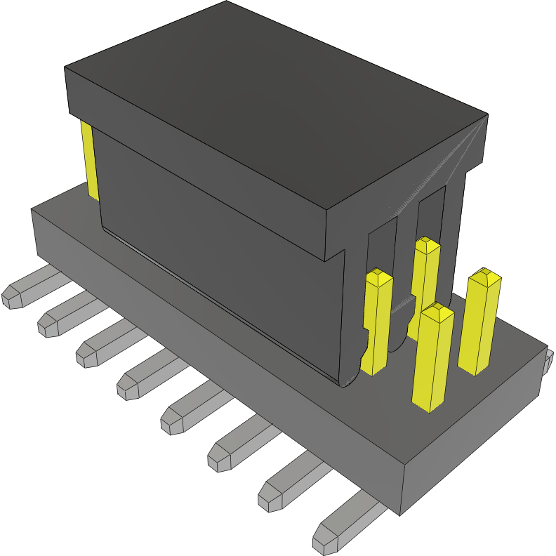 Samtec-FTM-108-03-L-DV-P Connector Headers and PCB Receptacles Conn Unshrouded Header HDR 16 POS 1mm Solder ST Top Entry SMD Tube
