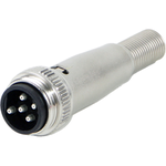 Conn Slim Line Connector M 5 POS Solder Lug ST Cable Mount 5 Terminal 1 Port