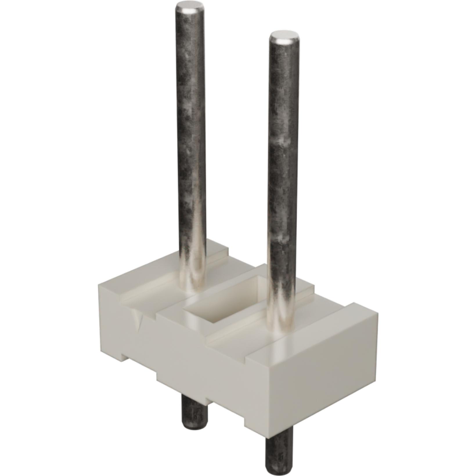 Molex-10-08-1021 Connector Headers and PCB Receptacles Conn Unshrouded Header HDR 2 POS 5.08mm Solder ST Top Entry Thru-Hole KK Bag