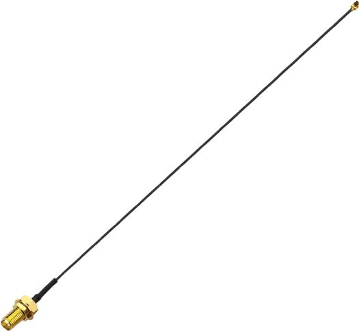 taoglas-CAB.6174 Kabelbaugruppen Koaxial I-PEX MHF to 100mm 1.13mm Coax Black Cable I-PEX MHF