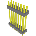 Conn Board Stacker HDR 14 POS 2.54mm Solder ST Thru-Hole Bulk