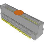 Conn Card Edge SKT 80 POS 0.635mm Solder ST SMD Tray