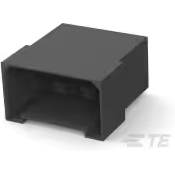 TE Connectivity-180906-5 Connector Discrete Wire Housing Conn Housing PL 6 POS 9.14mm Crimp ST Cable Mount Black Carton