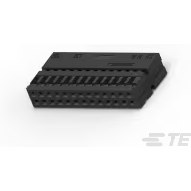 TE Connectivity-144935-1 Einzeladersteckverbinder, Gehäuse Conn Housing RCP 26 POS 2.54mm Crimp ST Cable Mount Black Box