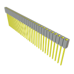 Conn Socket Strip SKT 31 POS 2.54mm Solder ST Thru-Hole Bulk