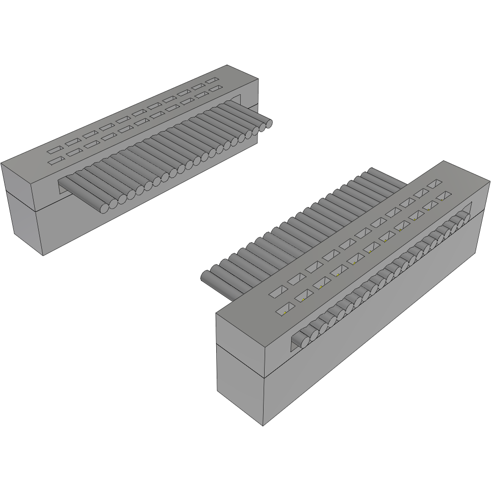 Samtec-FFTP-11-D-03.85-01-N Flachband Kabelbaugruppen Cable Assembly 0.097m 30AWG 0.64mm 22 to 22 POS IDC Connector to IDC Connector F-F TIGER EYE™ Layer