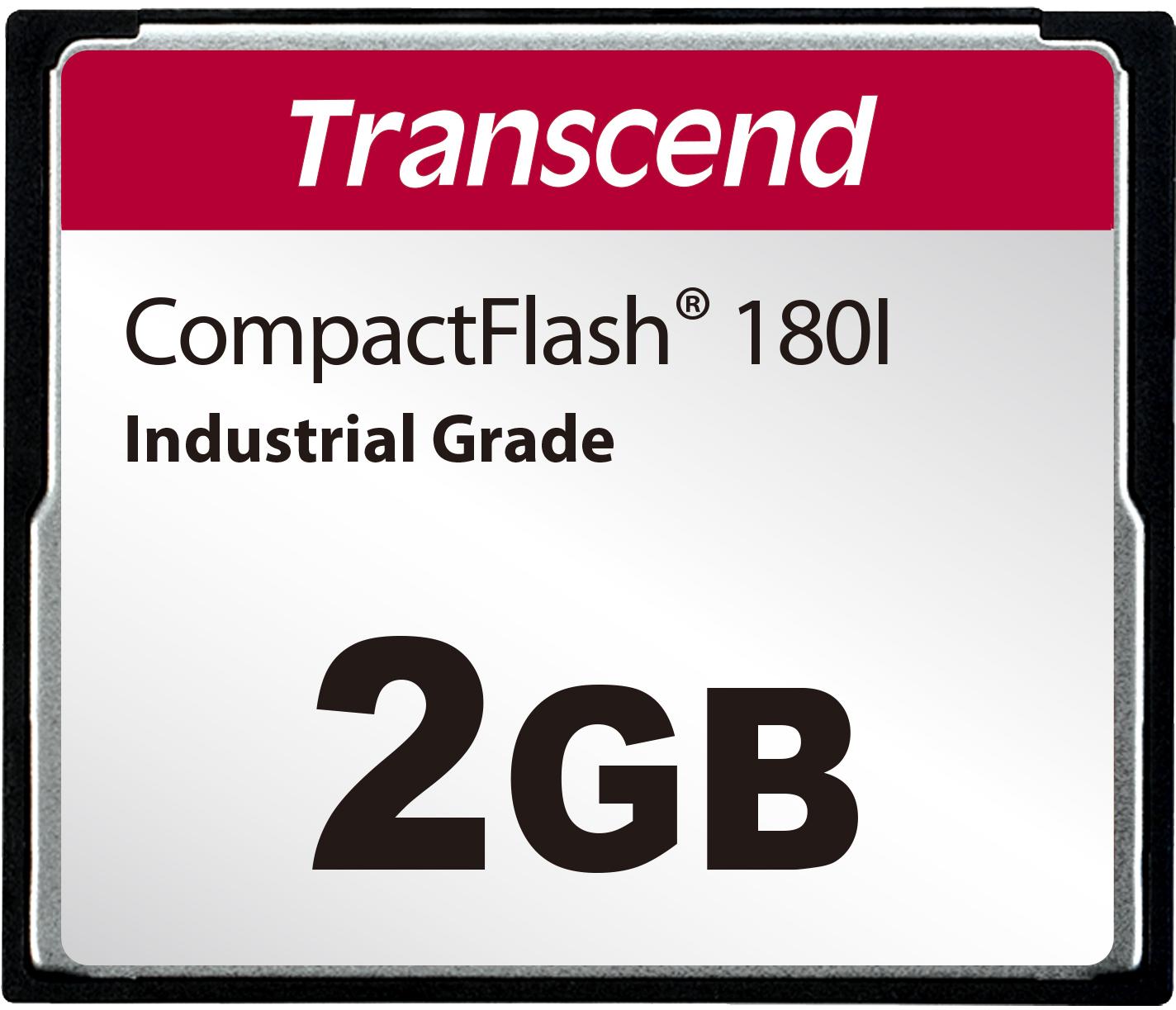 Transcend Information-TS2GCF180I Flash-Karten Flash Card 2G-byte 3.3V/5V CompactFlash