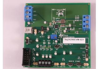 Texas Instruments-BQ24296EVM-021 Cartes et kits de développement de gestion de la puissance BQ24296 Battery Management Evaluation Board