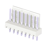 Conn Wire to Board HDR 2 POS 2.54mm Solder ST Top Entry Thru-Hole