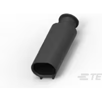 TE Connectivity-1-967570-1 Gaine de câblage de raccordement discret Conn Housing PL 2 POS 12.2mm Crimp ST Cable Mount Black