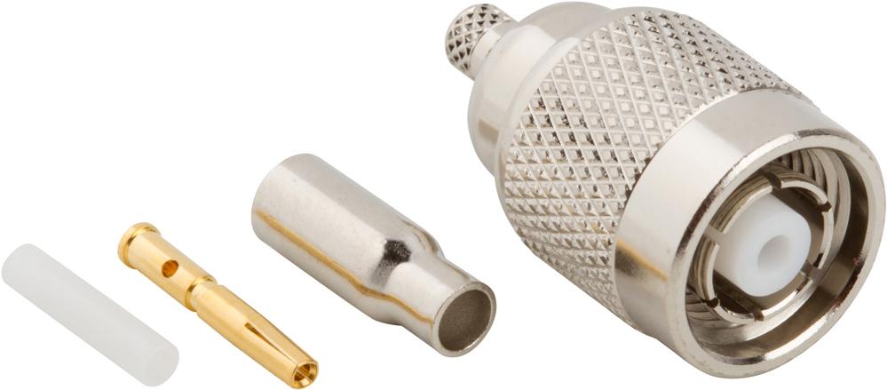 Amphenol RF-122116RP 射频连接器 Conn TNC 0Hz to 11GHz 50Ohm Crimp ST Cable Mount PL Gold