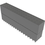 Conn Elevated Socket SKT 51 POS 2.54mm Solder ST Top Entry Thru-Hole Tube