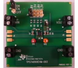 Texas Instruments-TPS7A8101EVM-093 Cartes et kits de développement de gestion de la puissance TPS7A8101 Linear Regulator 1.8V/2.5V/2.8V/3.3V Output Evaluation Board