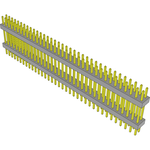 Conn Board Stacker HDR 72 POS 2mm Solder ST Top Entry Thru-Hole Bulk