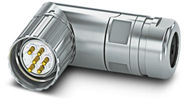 PHOENIX CONTACT-1620282 Connecteur circulaire Conn M23 Circular PIN 9 POS Solder RA Cable Mount 9 Terminal 1 Port