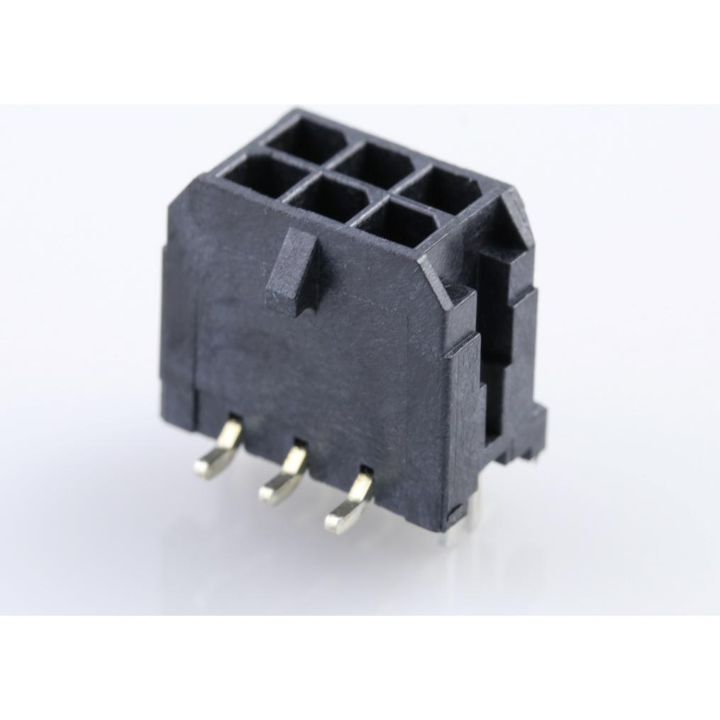 Molex-0430450615 连接器插头及 PCB 插座 Conn Wire to Board HDR 6 POS 3mm Solder ST Top Entry SMD T/R