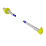 Cable Assembly Coaxial 0.305m 26AWG SMA to MMCX F-PL Bag