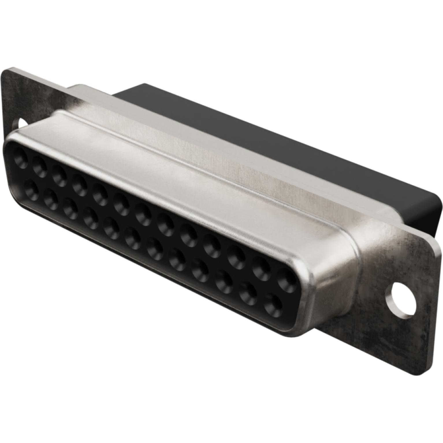 Molex-1727040004 Steckverbinder, D-Sub Conn D-Sub F 25 POS Crimp ST Cable Mount 25 Terminal 1 Port Carton