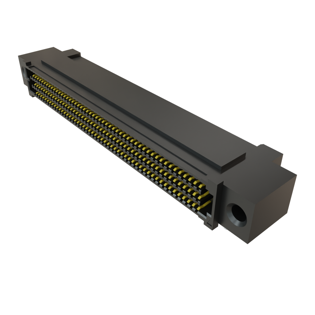 Samtec-SEAF-50-01-L-06-2-RA-GPTR Steckverbinderleisten und Leiterplattenbuchsen Conn Open Pin Field Array SKT 300 POS 1.27mm Solder RA Side Entry SMD SEARAY™ T/R