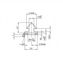 CONEC-160X11199X Accessori per connettori Connector Accessories Cable Clamp