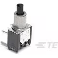 TE Connectivity-TPB11FGVRA004 Botón pulsador Switch Push Button N.O./N.C. SPDT Round Plunger 20VAC 20VDC 0.4VA Momentary Thru-Hole PC Pins Bulk