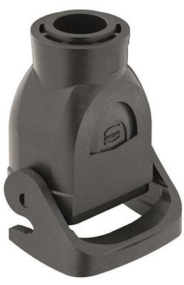 HARTING-19430060757 抽缩起动适配器 Hood 180° 6B Shell Size Glass Filled Nylon/Glass Filled Polyamide Single Lock Han-Eco®