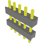 Conn Board Stacker HDR 5 POS 2.54mm Solder ST Top Entry Thru-Hole Bulk