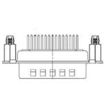 Conn D-Sub M 25 POS 2.84mm Solder ST Thru-Hole 25 Terminal 1 Port Carton