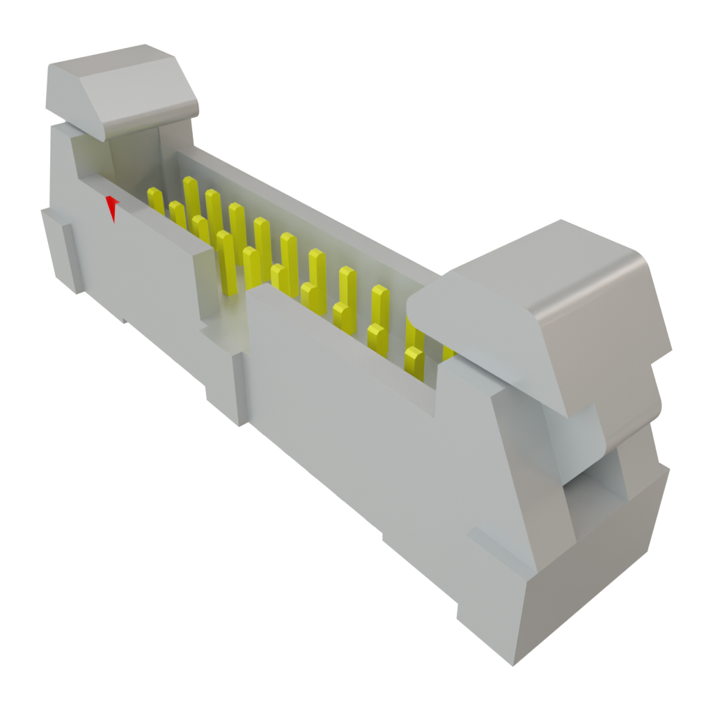Samtec-EHT-110-01-F-D 连接器插头及 PCB 插座 Conn Ejector Header HDR 20 POS 2mm Solder ST Top Entry Thru-Hole Tube