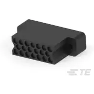 TE Connectivity-201356-1 Custodia filo connettore dedicato Conn Housing PL 14 POS 3.81mm Crimp ST Panel Mount Black Carton