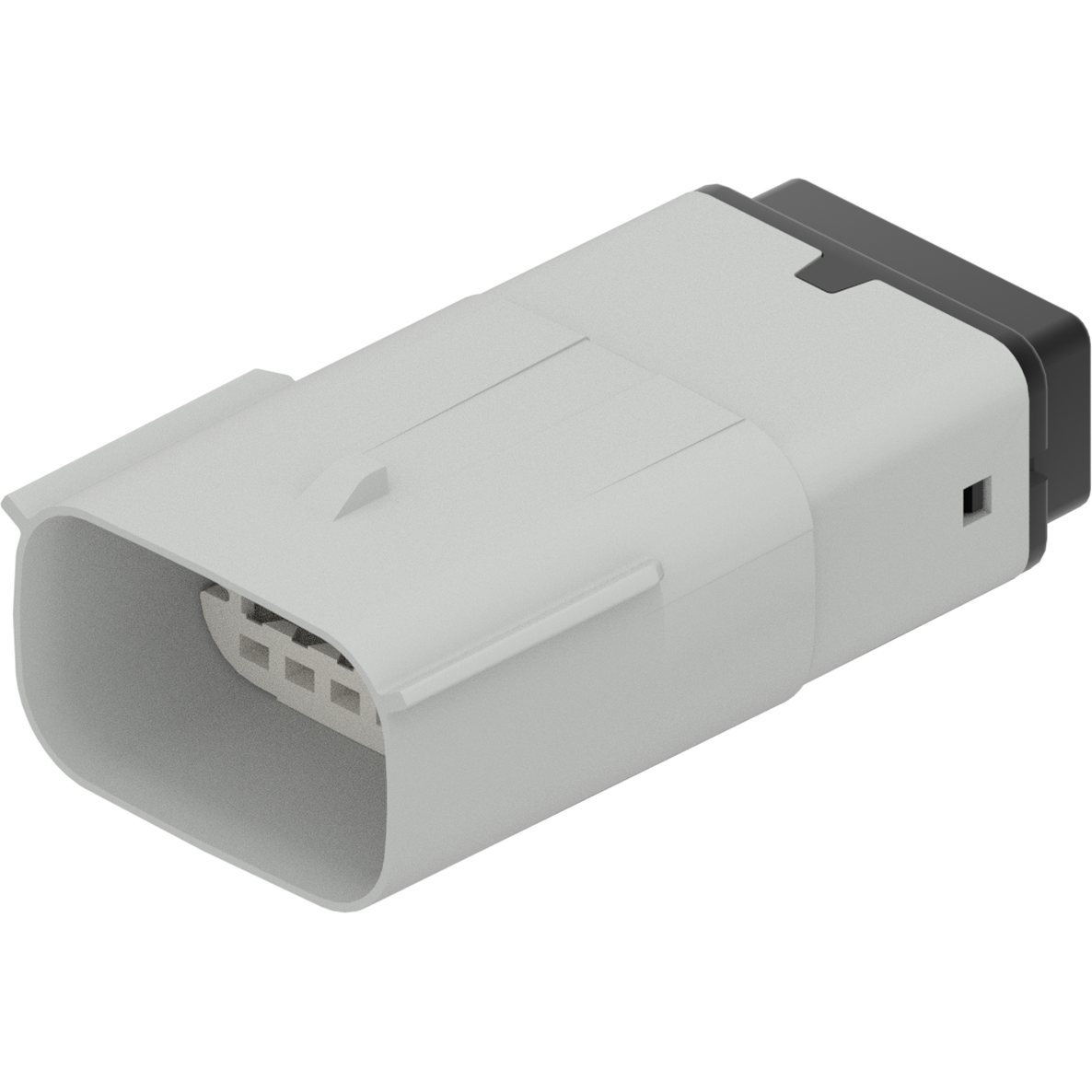 Delphi-35117329 Carcaza de cables discretos de conector 12 Way M OCS 1.5 Sealed Connector Gray-Light