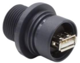 Bulgin Components PLC-PXP6042/AA Connector USB Conn USB 2.0 Type A Adapter RCP/RCP 4/4 POS ST 1/1 Port