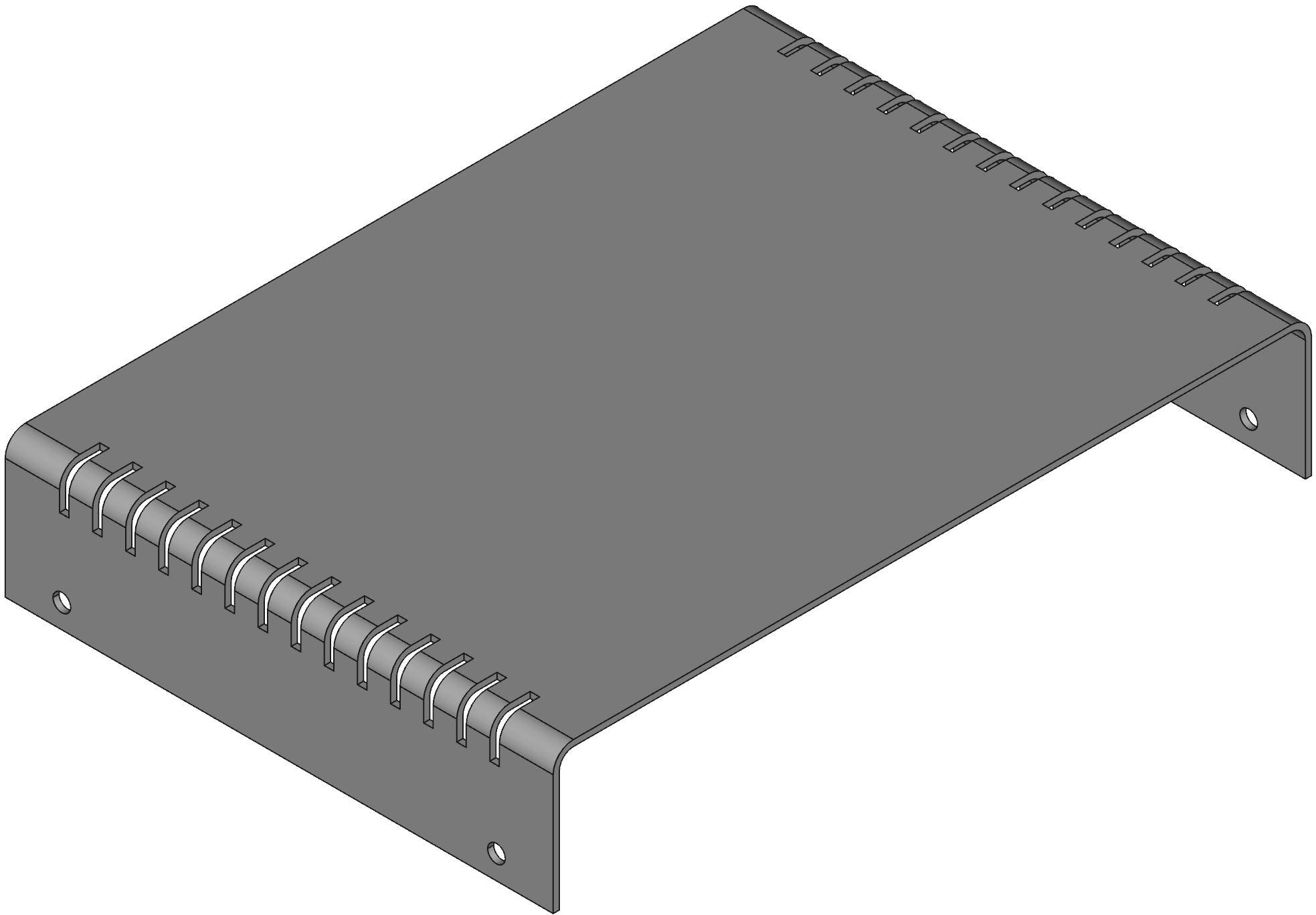 Hammond Manufacturing-1402HV  Gray Aluminum Instrument Enclosure