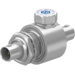 Conn BNC Adapter 0Hz to 1GHz 50Ohm T Style Panel Mount RCP/RCP Gold