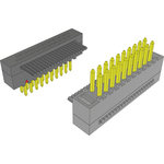 Cable Assembly Flat Ribbon 0.45m 30AWG IDC Connector to 2(IDC Connector) 20 to 20 POS M-M/M IDT-IDT/IDT Bulk