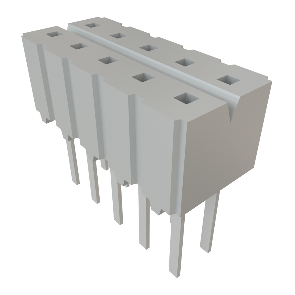 Samtec-CES-105-02-T-D Piastre connettori e prese PCB Conn Socket Strip SKT 10 POS 2.54mm Solder ST Top Entry Thru-Hole Tube