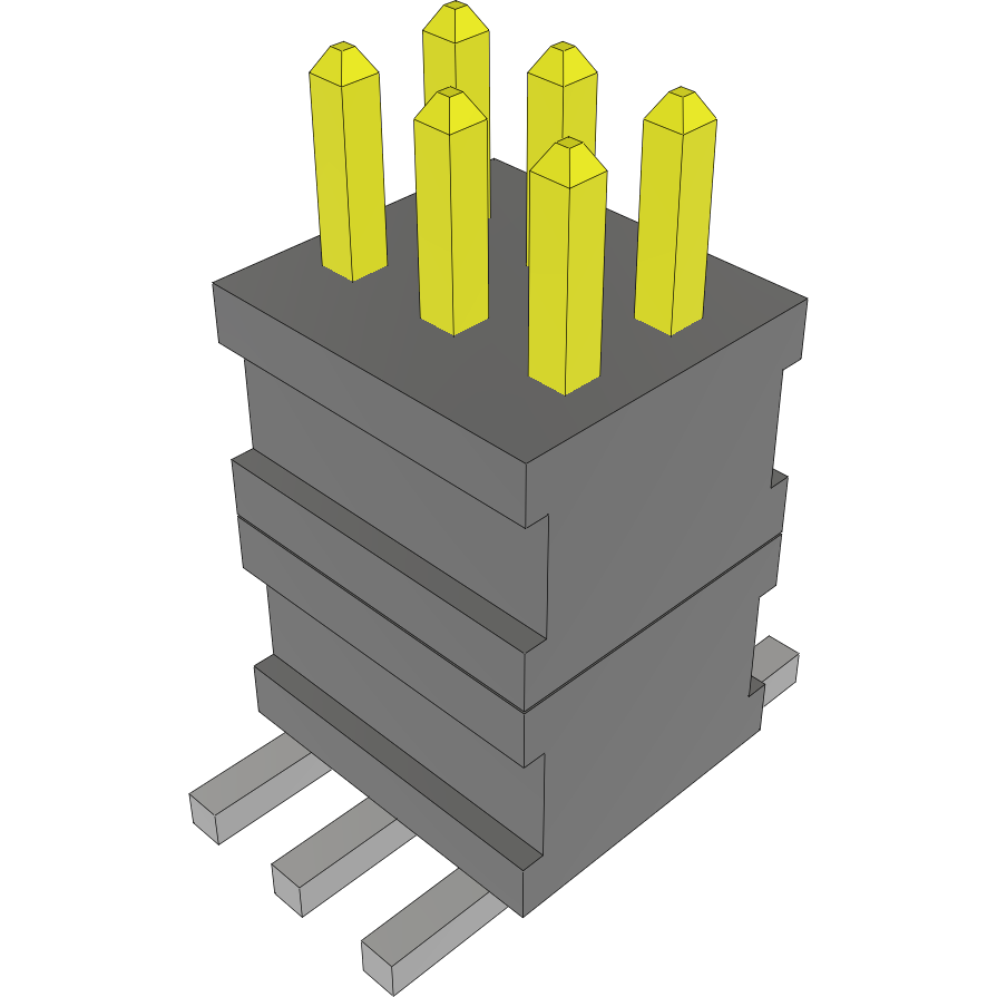 Samtec-FW-03-03-F-D-215-080 Steckverbinderleisten und Leiterplattenbuchsen Conn Board Stacker HDR 6 POS 1.27mm Solder ST Top Entry SMD FLEX STACK™ Layer