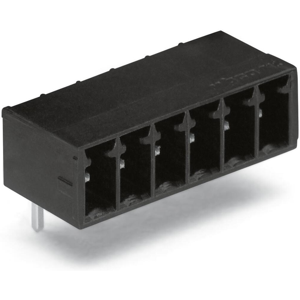 WAGO-714-174 Cabezales del conector y receptáculos PCB Conn Wire to Board HDR 14 POS 3.5mm Solder RA Side Entry Thru-Hole Box