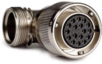 ITT Corporation-CA08COMF22-23PB01 Connecteur circulaire Conn Circular PIN 8 POS Crimp RA Cable Mount 8 Terminal 1 Port