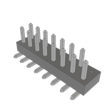 Conn Unshrouded Header HDR 16 POS 2mm Solder ST Top Entry SMD Tube