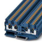 PHOENIX CONTACT-3212947 Steckverbinder, Klemmenblöcke Conn Feed-Through Terminal Block 4 POS Push-In Spring G DIN Rail/T DIN Rail 41A