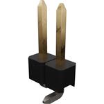 Conn Unshrouded Header HDR 2 POS 2.54mm Solder ST Top Entry SMD C-Grid/SL Tray