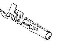 Molex-08-70-0042 Steckverbinder, Kontakt Contact SKT Crimp ST Cable Mount 18-24AWG Bag